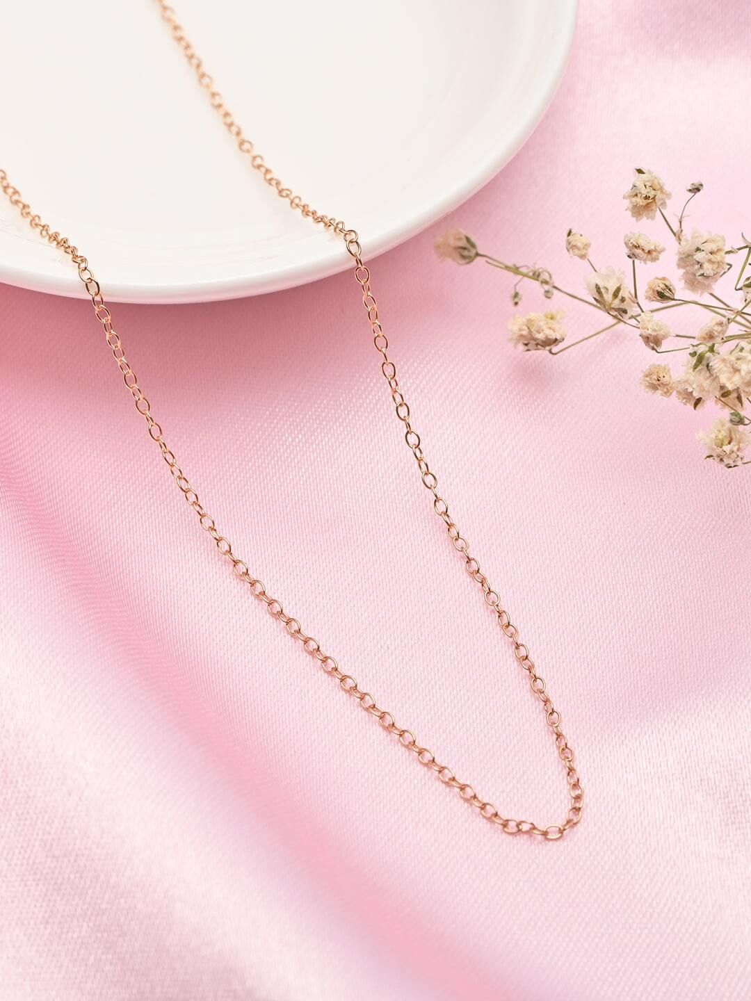 Zavya Rose Gold-Plated Sterling Silver Necklace