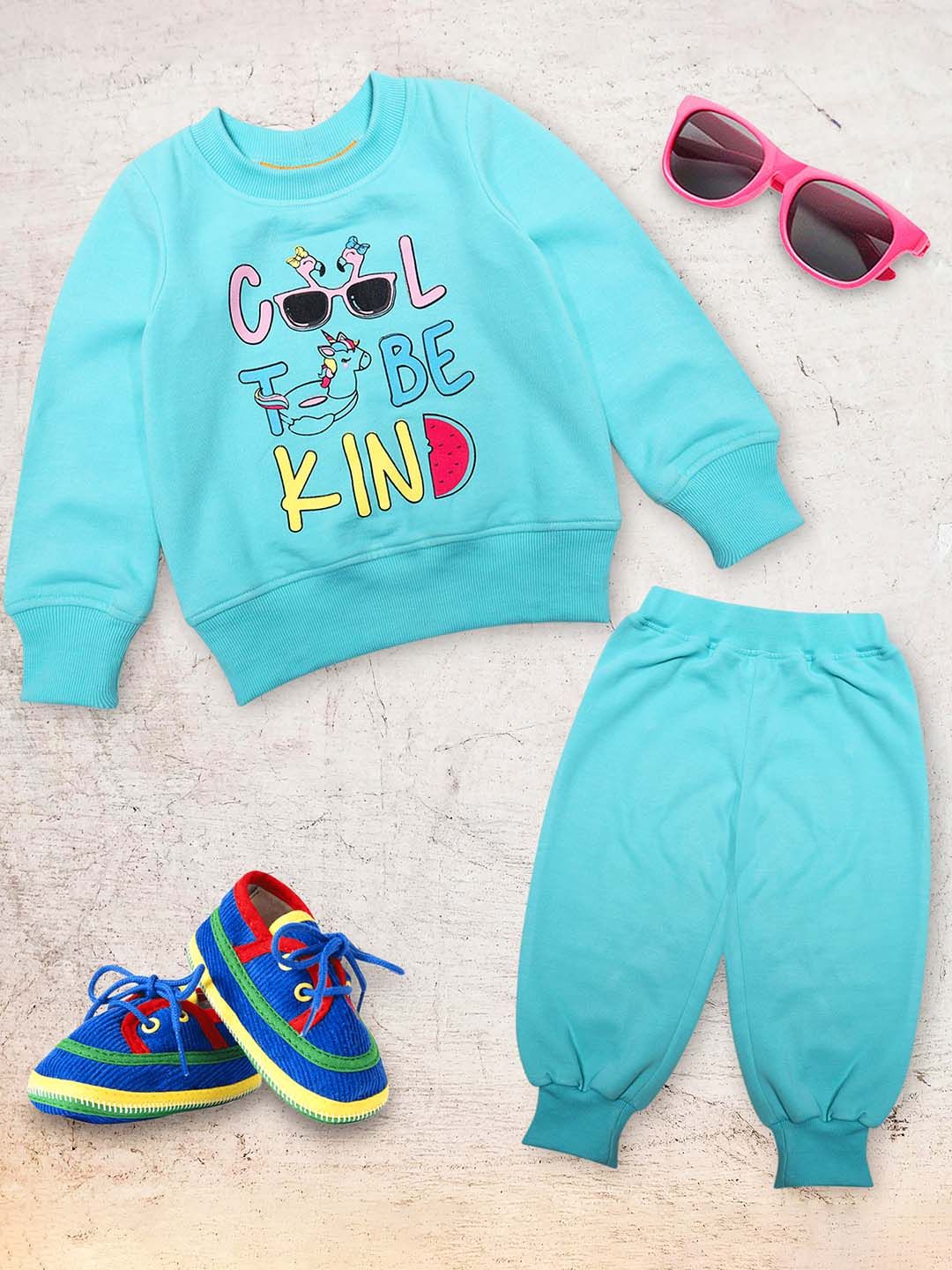 pspeaches Girls Printed Top with Pyjamas