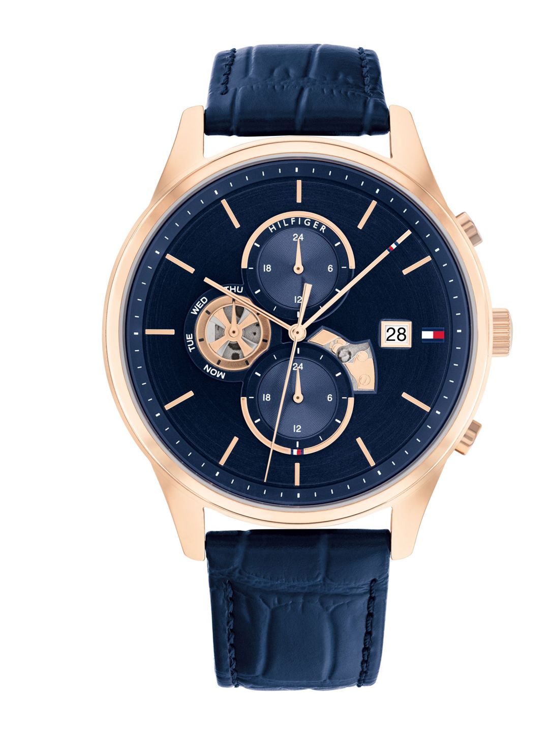 Tommy Hilfiger Multifunction Analog With Blue Dial Watch For Men - Neth1710503