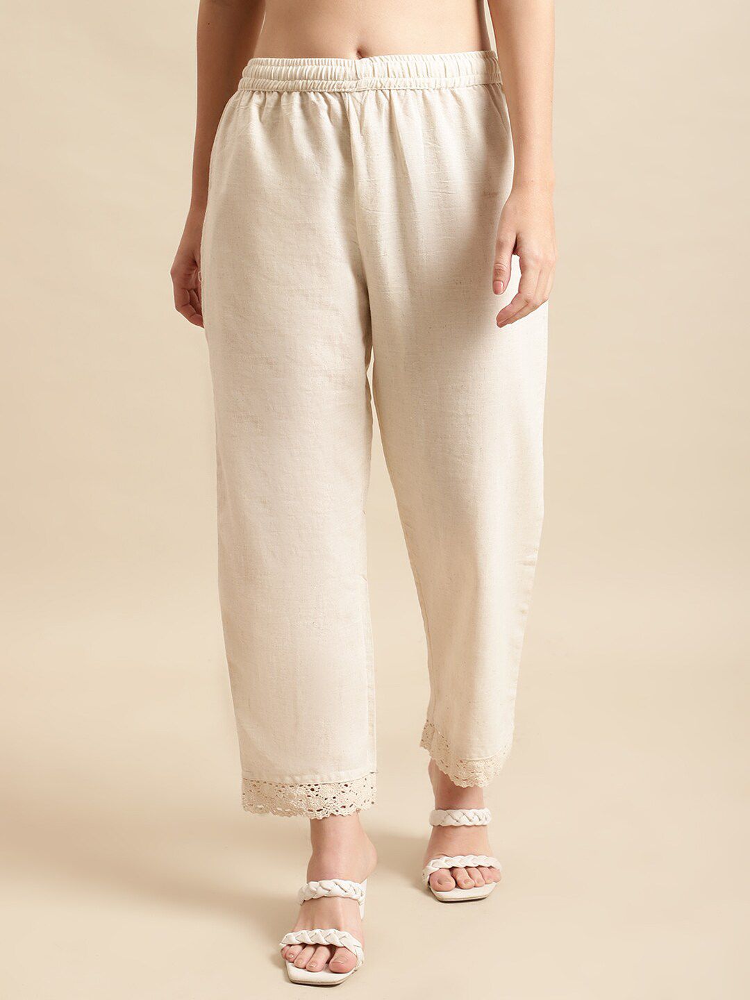Women Cotton Ethnic Palazzos 5