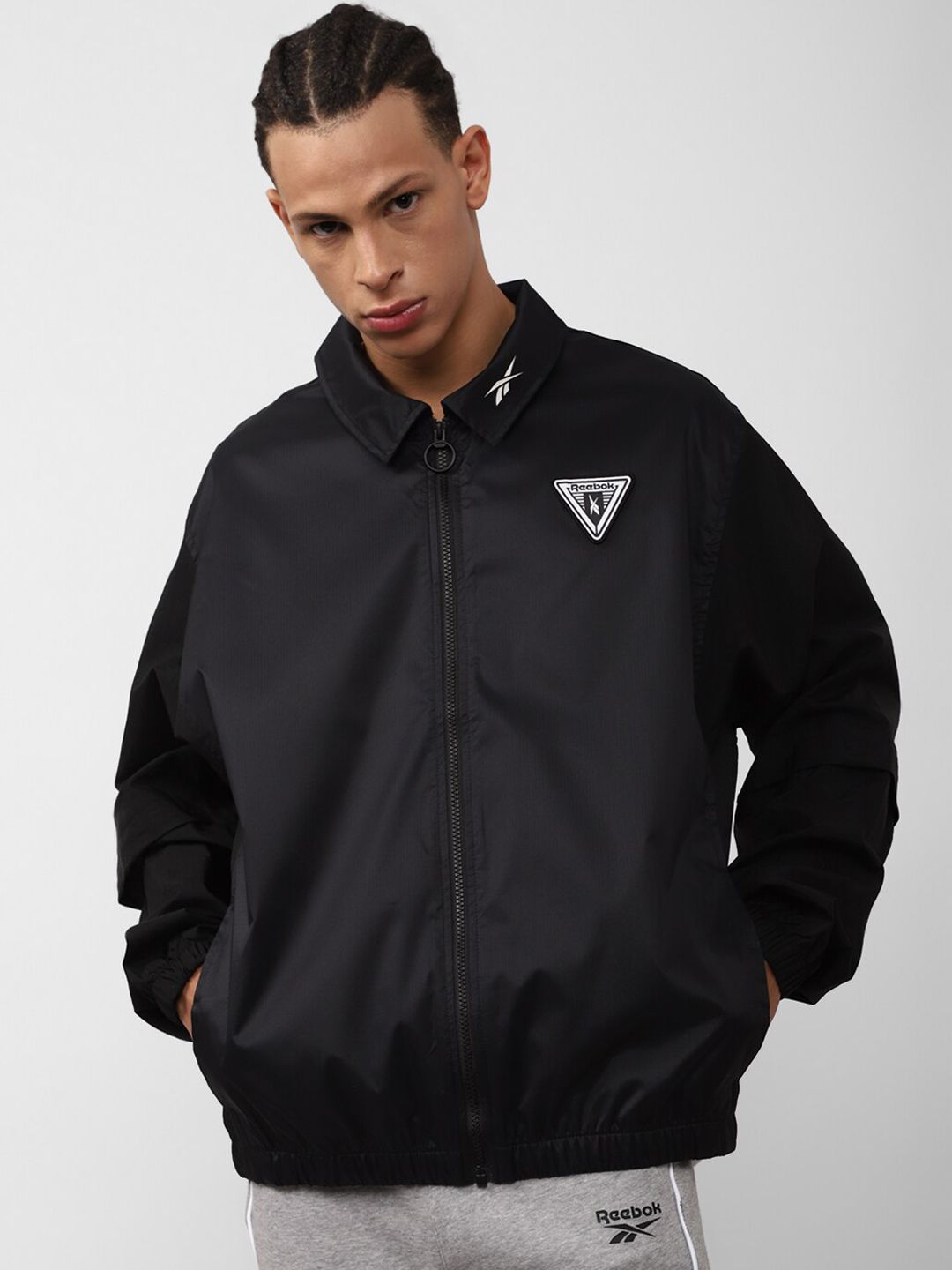 Reebok Men Meet You There Woven Sporty Jacket