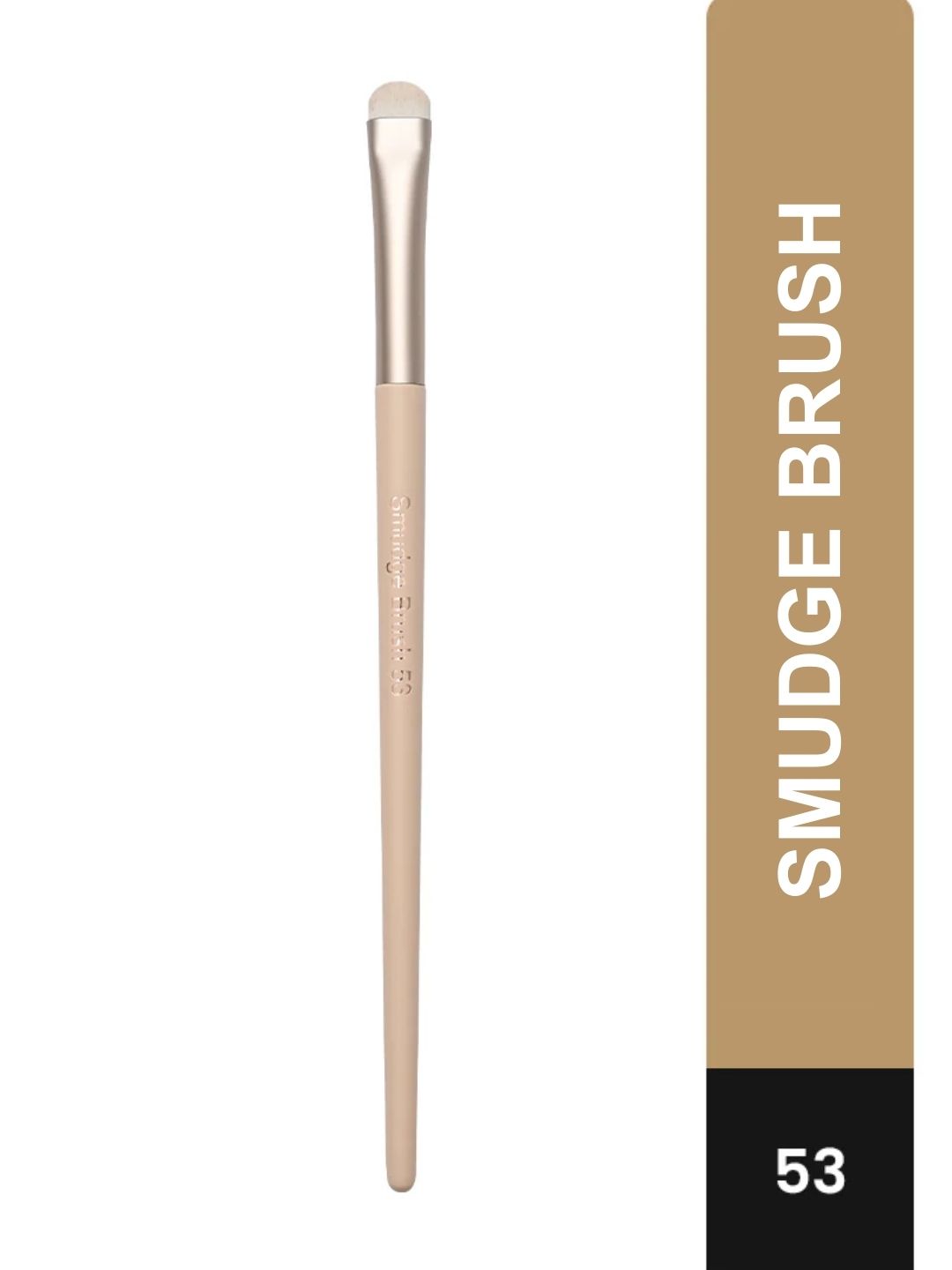 Milagro Beauty Curved Smudge Brush 53 - For Powder & Cream Eye Makeup