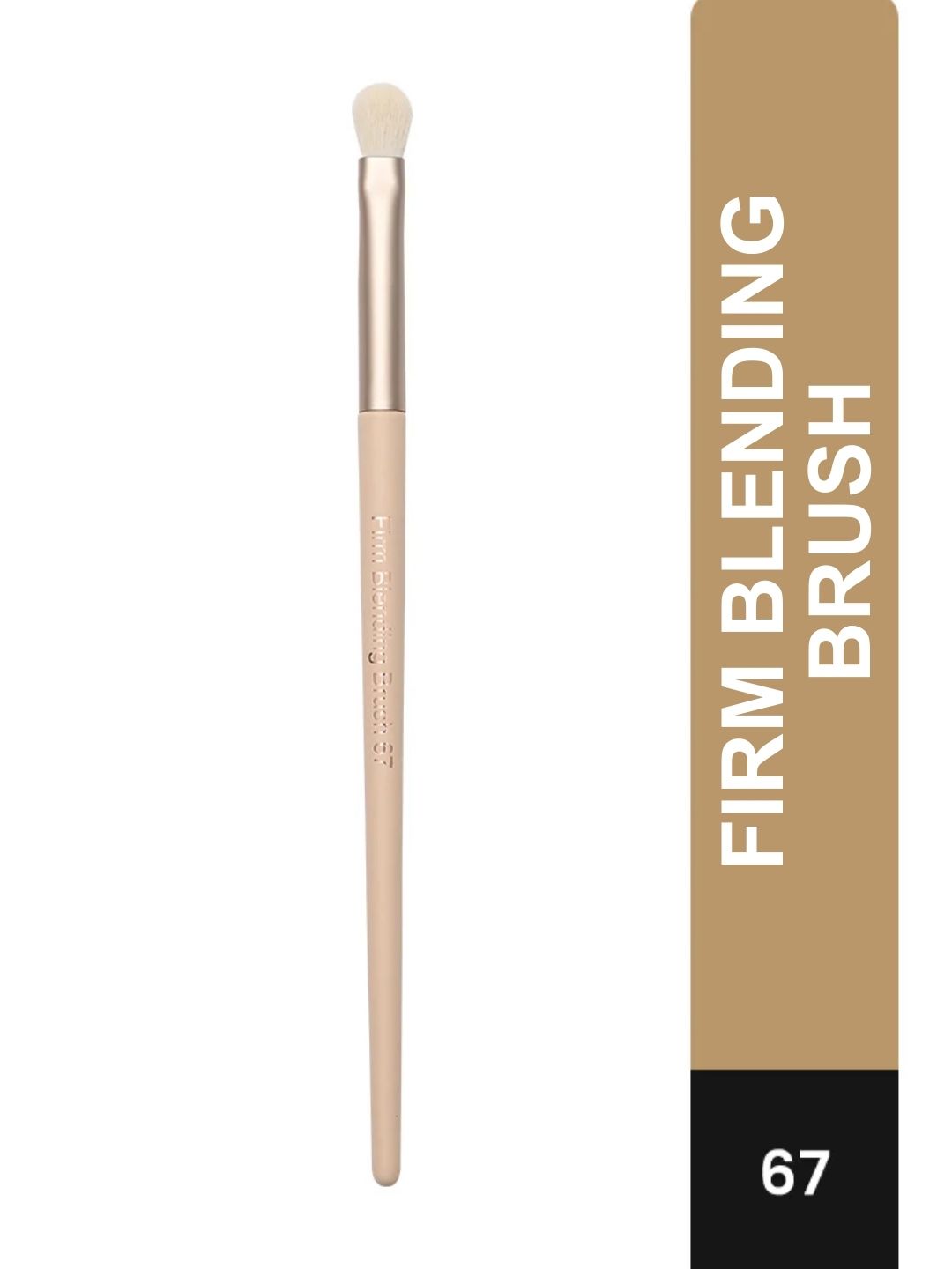 Milagro Beauty Firm Blending Brush 67, For Powder & Cream Eye Makeup