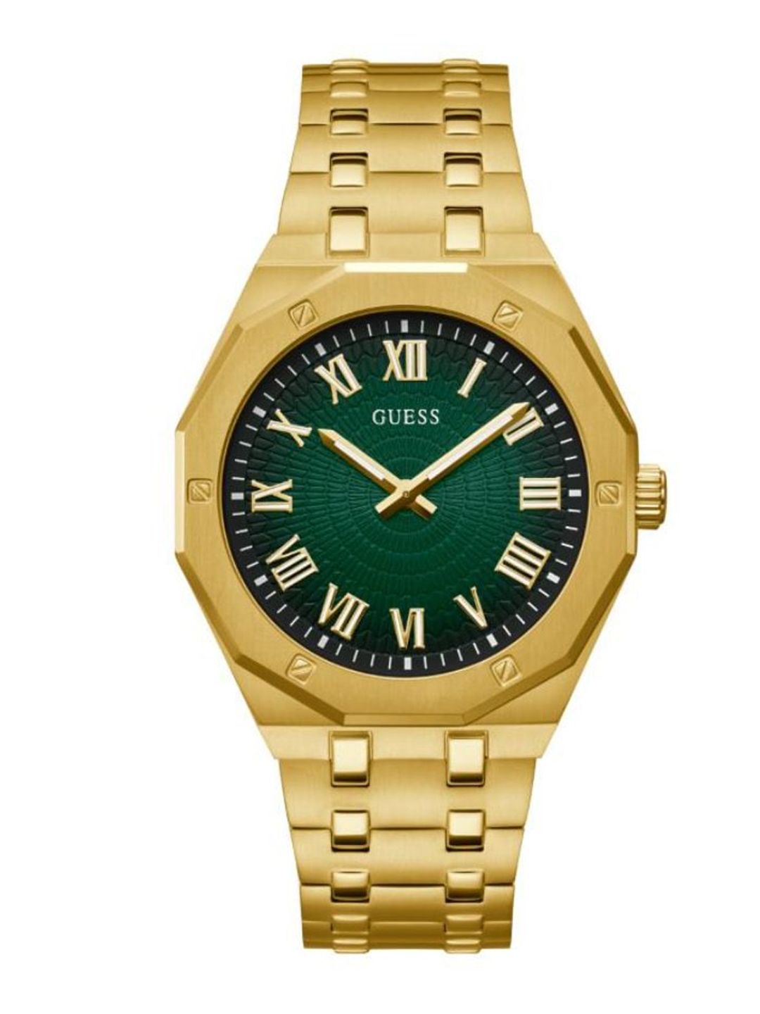 Buy GUESS Round 42mm Green Dial Analog Men Watch   GW0575G2 -  - Accessories for Men