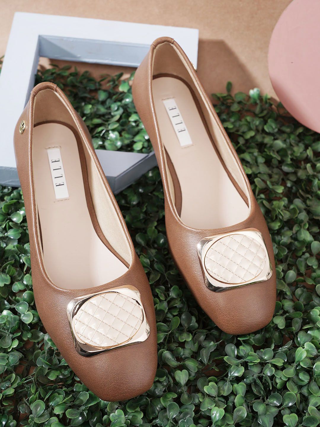 Buy ELLE Women Slip On Ballerinas With Bows -  - Footwear for Women