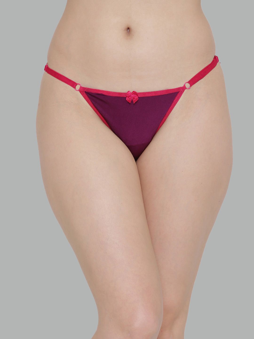 N-Gal Women Adjustable Waist Band Anti-Odour Thong Brief