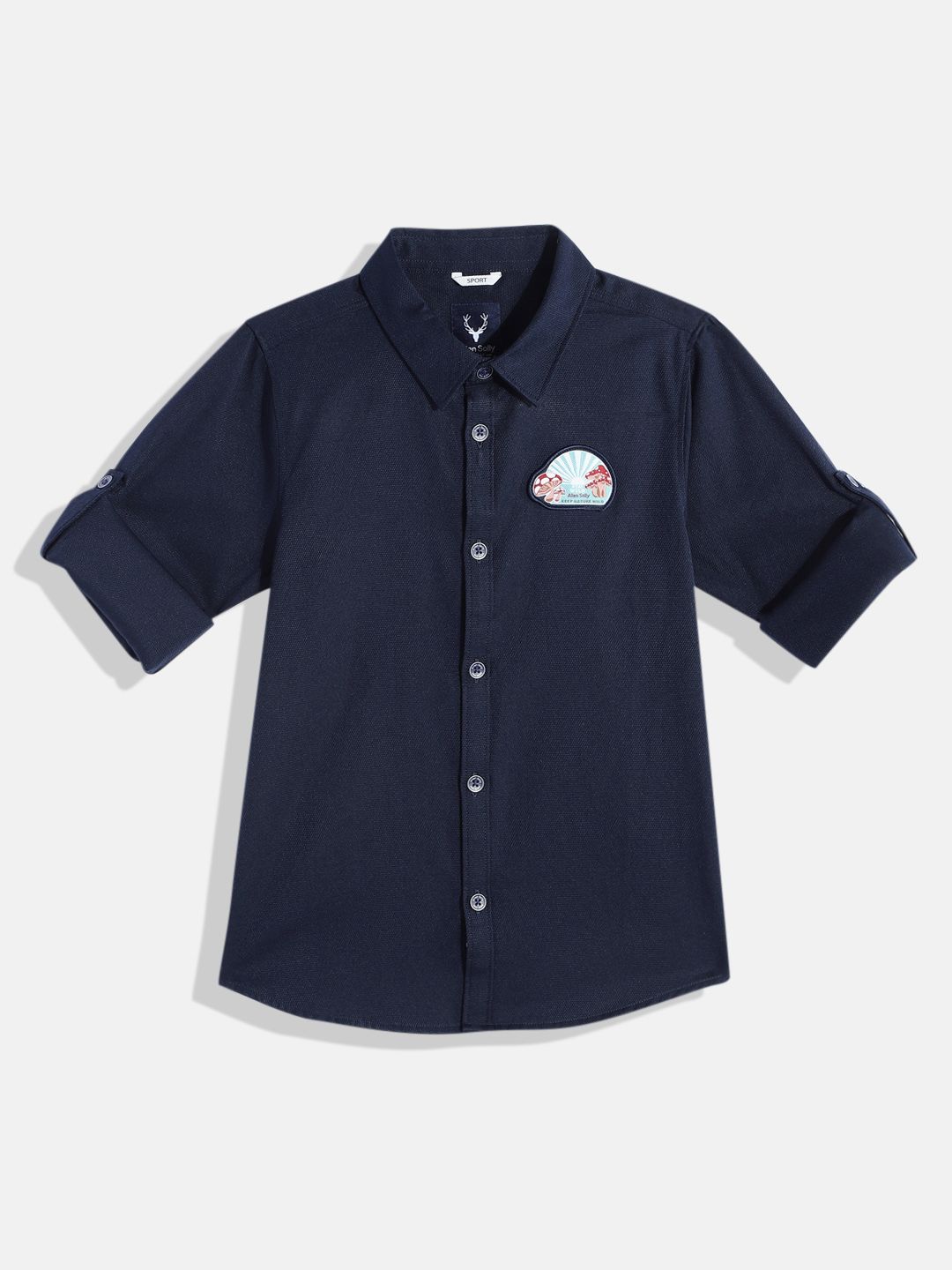 Allen Solly Junior Boys Casual Shirt with Applique