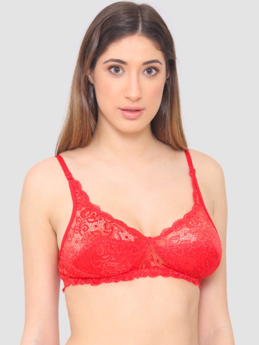 N-Gal Floral Non Padded Bralette Bra