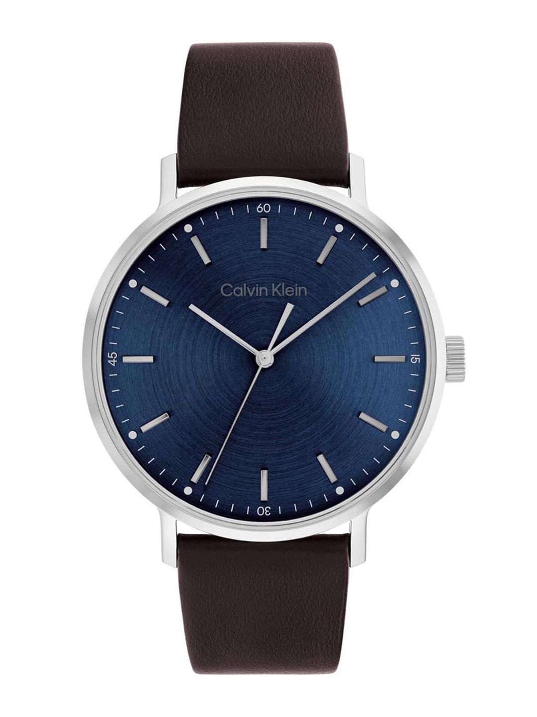 Calvin Klein Men Modern Dial & Leather Straps Analogue Watch 25200052