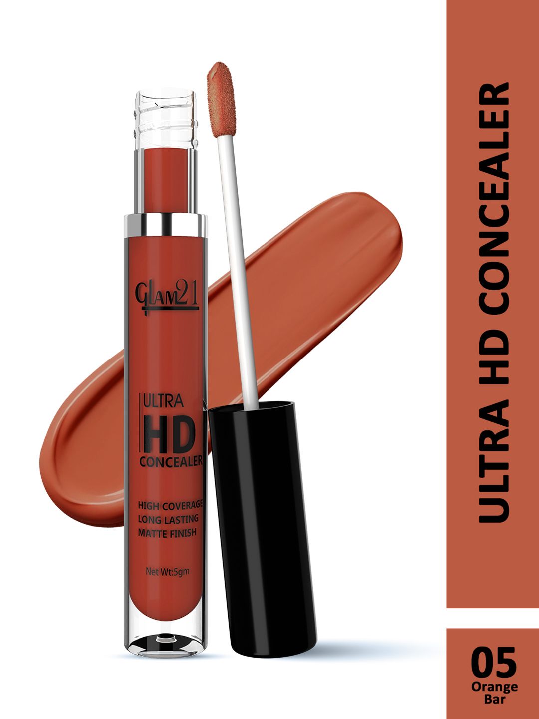 GLAM21 Ultra HD Liquid Concealer 5g - Orange Bar 05