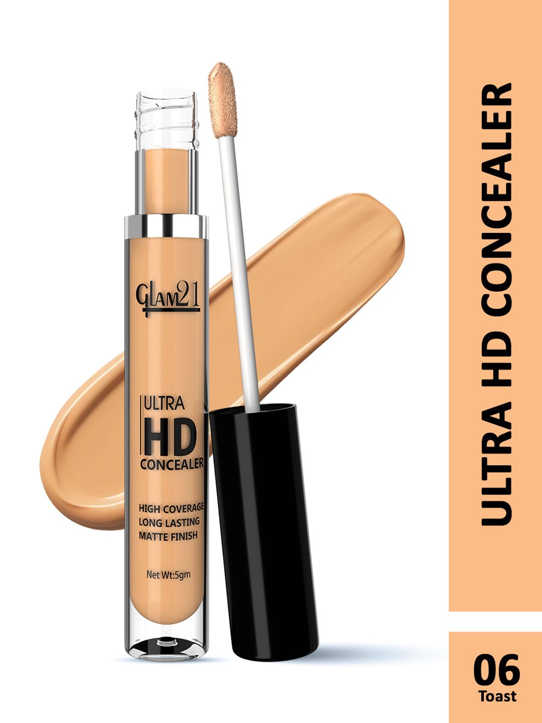 GLAM21 Ultra HD Liquid Concealer 5g - Toast 06