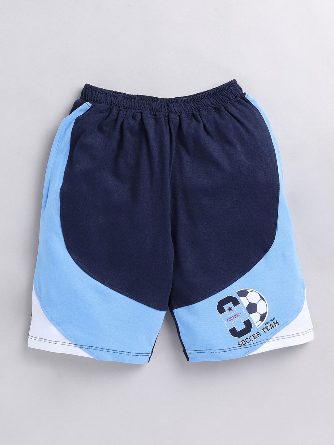 Nottie Planet Boys Colourblocked Pure Cotton Shorts