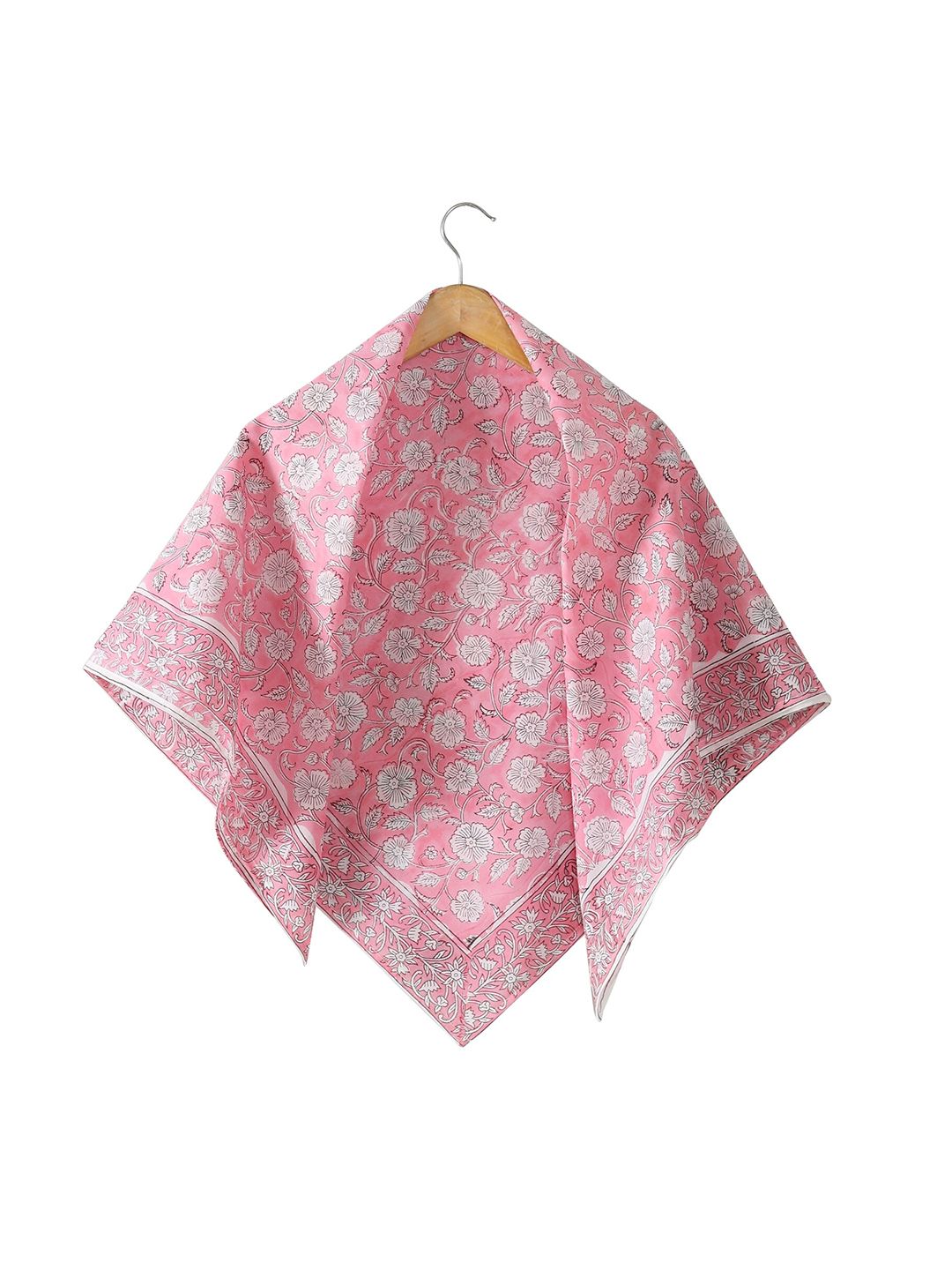 Buy HANDICRAFT PALACE Floral Printed Cotton Square Scarf -  - Accessories for Women