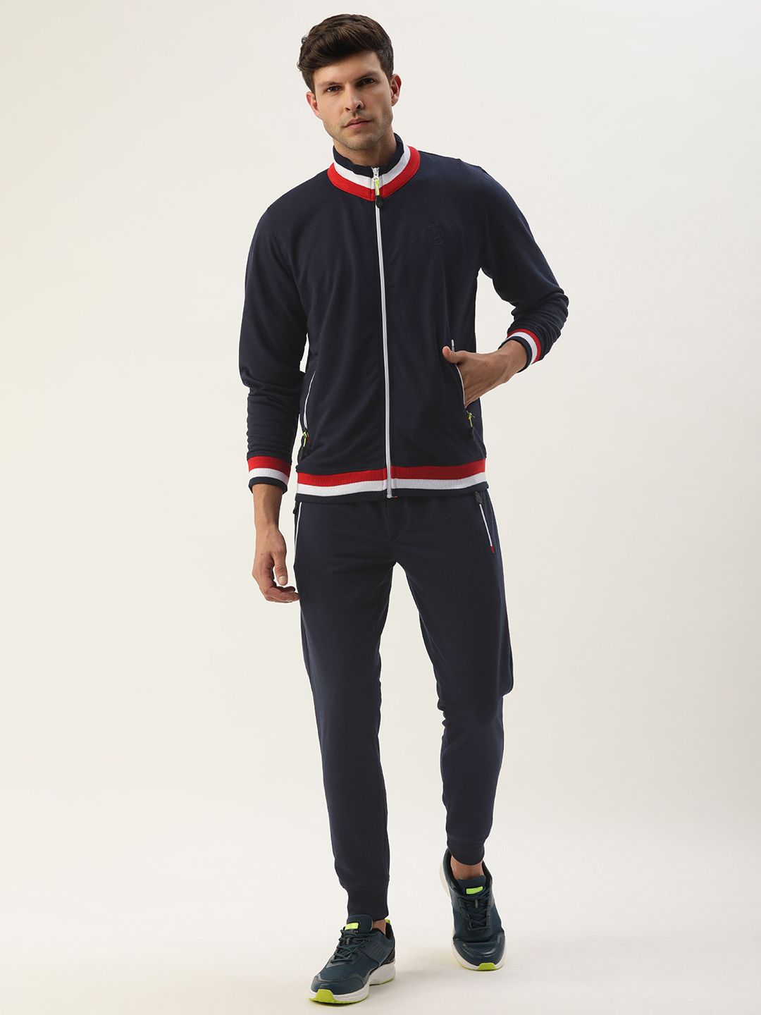 Sports52 wear Men Mock Collar Training Tracksuit
