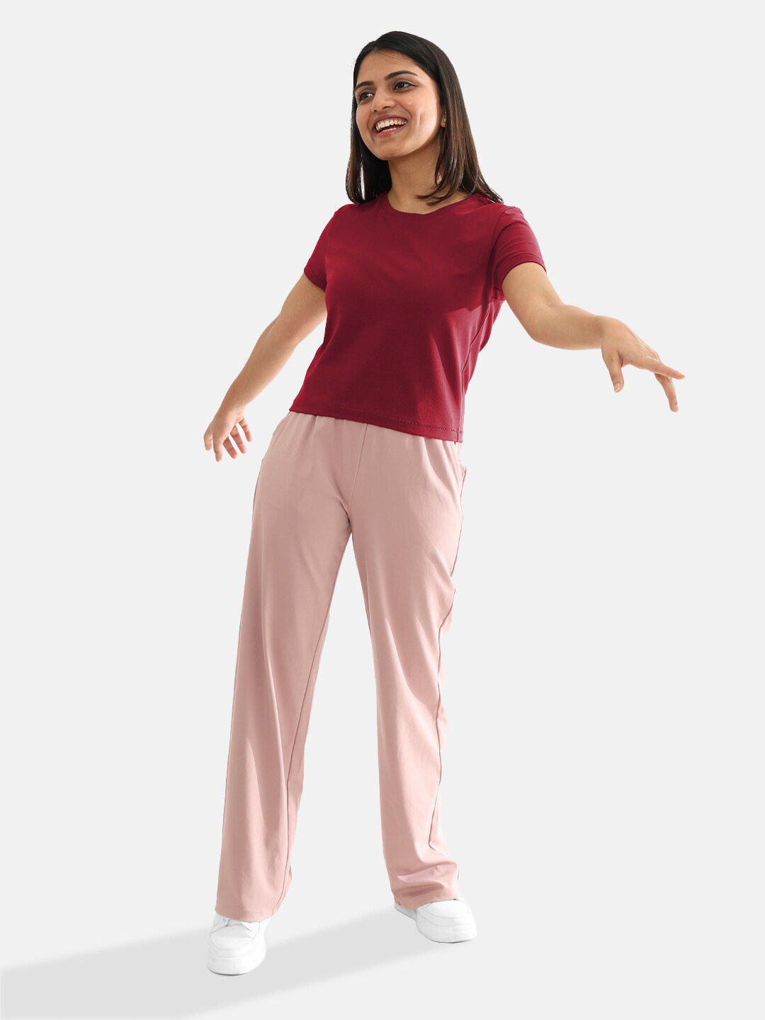 Blissclub Women Maroon The Last Tee - Crop