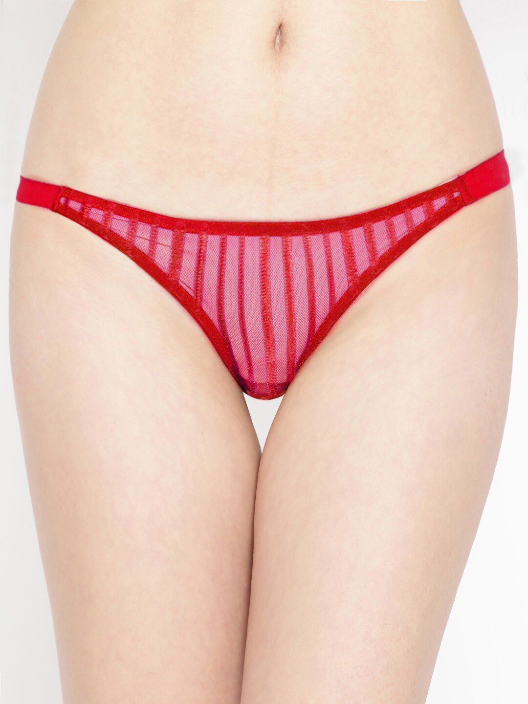 Aoba Women Striped Low-Rise Thong Briefs
