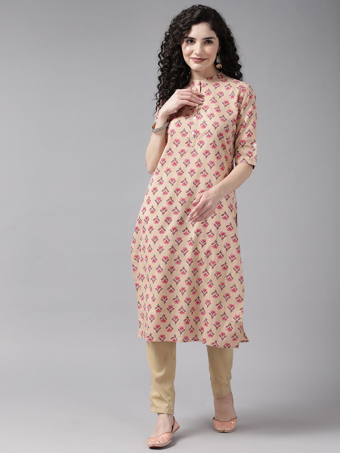 Cayman Floral Printed Kurta