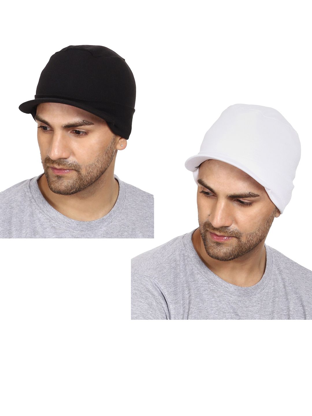Buy Gajraj Pack Of 2 Cotton Visor Caps -  - Accessories for Unisex