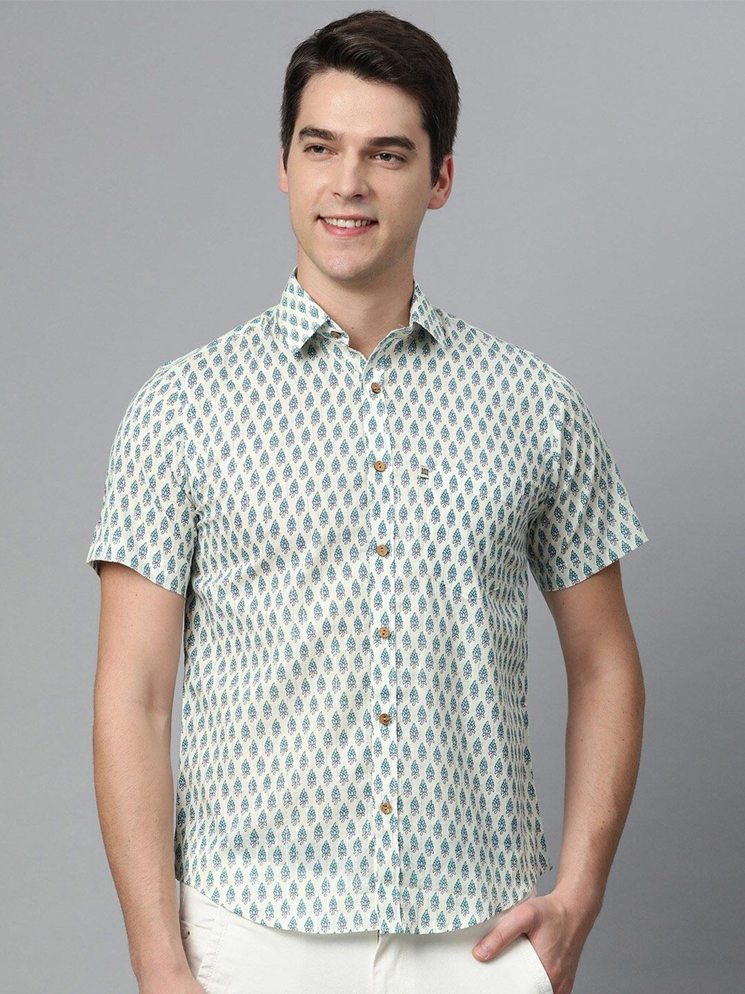 Readiprint Men Printed Casual Cotton Shirt