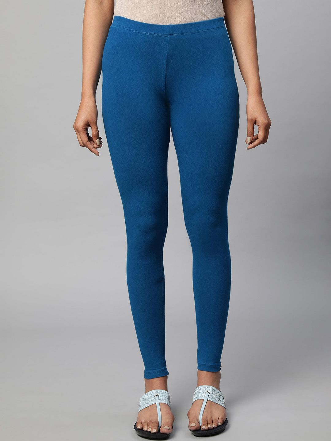 AURELIA Cotton Lycra Mid-Rise Leggings
