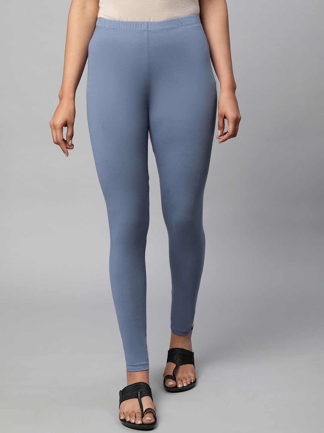 AURELIA Cotton Lycra Ankle Length Leggings