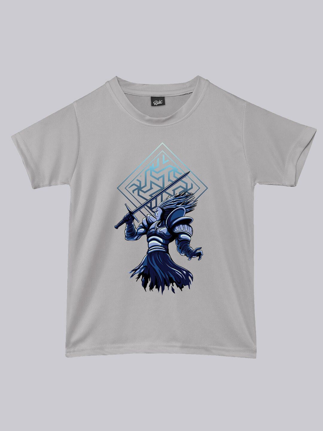 RISH Kids Printed Loose Dry Fit Round Neck Short Sleeves T-shirt