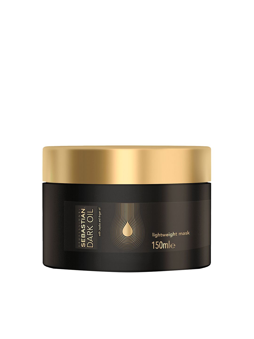 Sebastian Professional Dark Oil Lightweight Hair Mask with Jojoba & Argan Oil - 150 ml