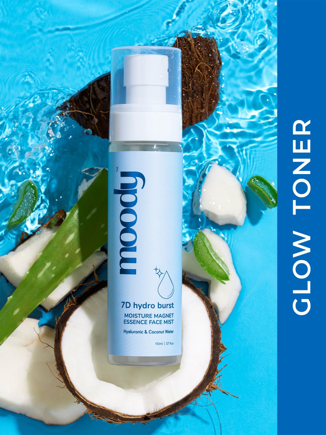 MOODY Hyaluronic & Coconut Water Moisture Magnet Essence Face Mist