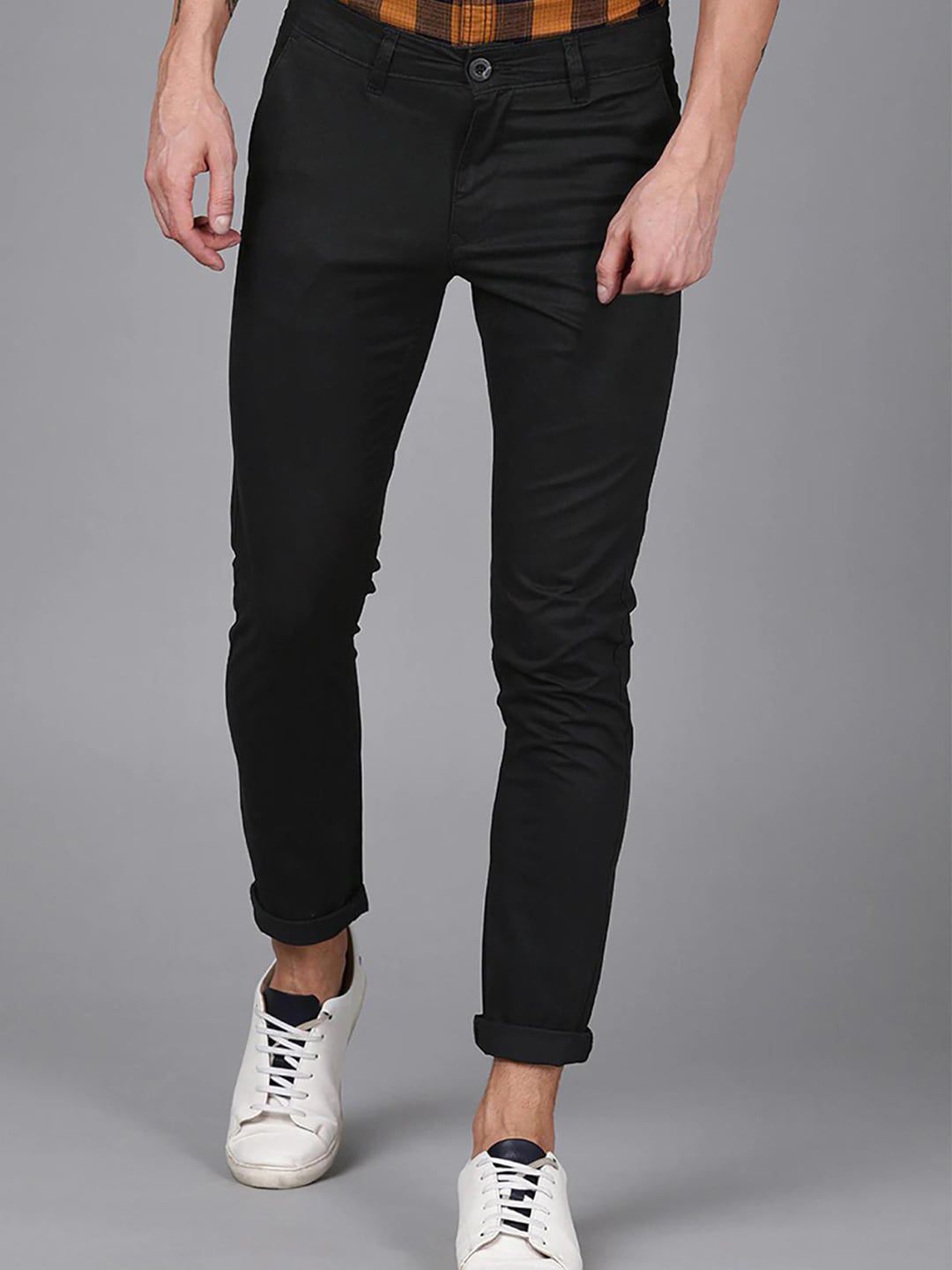 FUBAR Men Mid-Rise Comfort Easy Wash Cotton Chinos