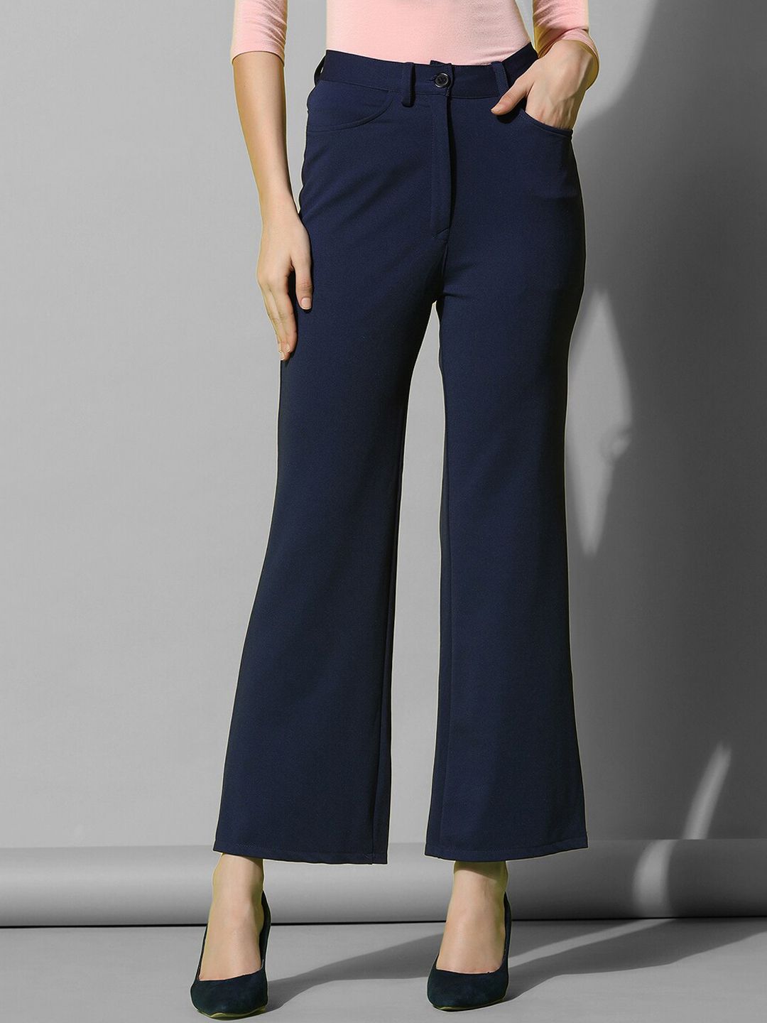 Selvia Women Mid-Rise Bootcut Trousers