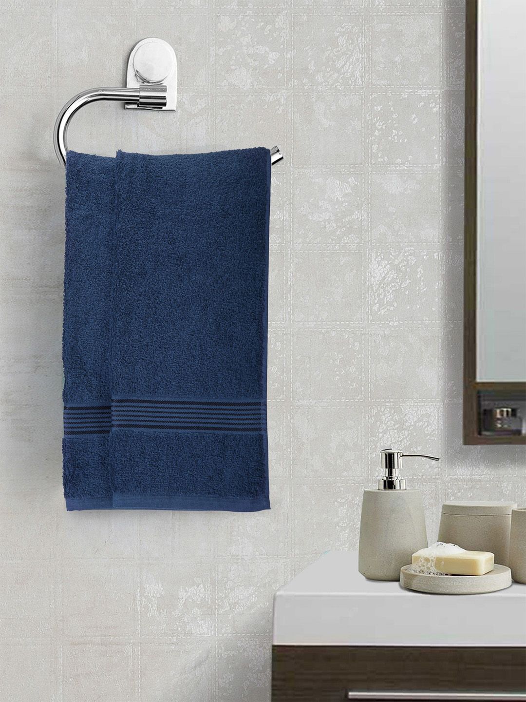 Buy BIANCA Lorena Set Of 2 Cotton 380 GSM Hand Towels -  - Home for Unisex
