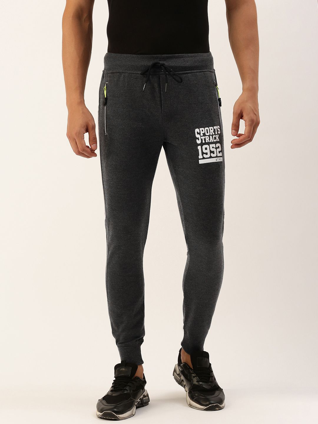Sports52 wear Men Slim Fit Mid-Rise Cotton Training Or Gym Joggers