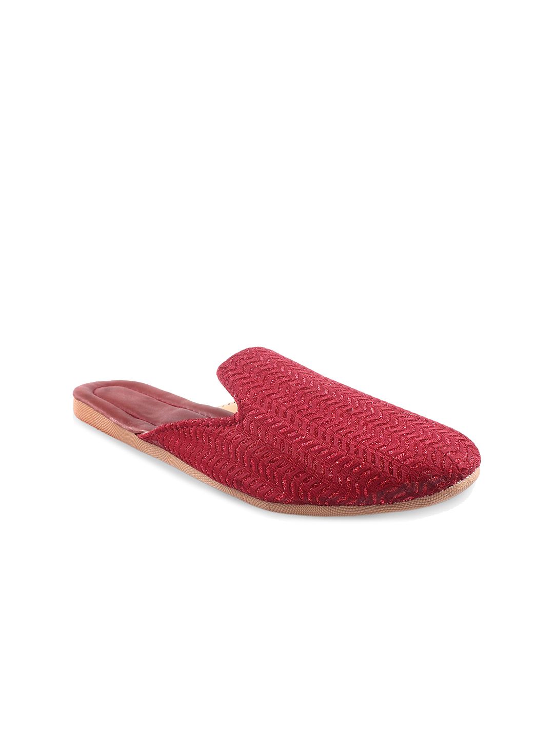 Apratim Embellished Round Toe Mules