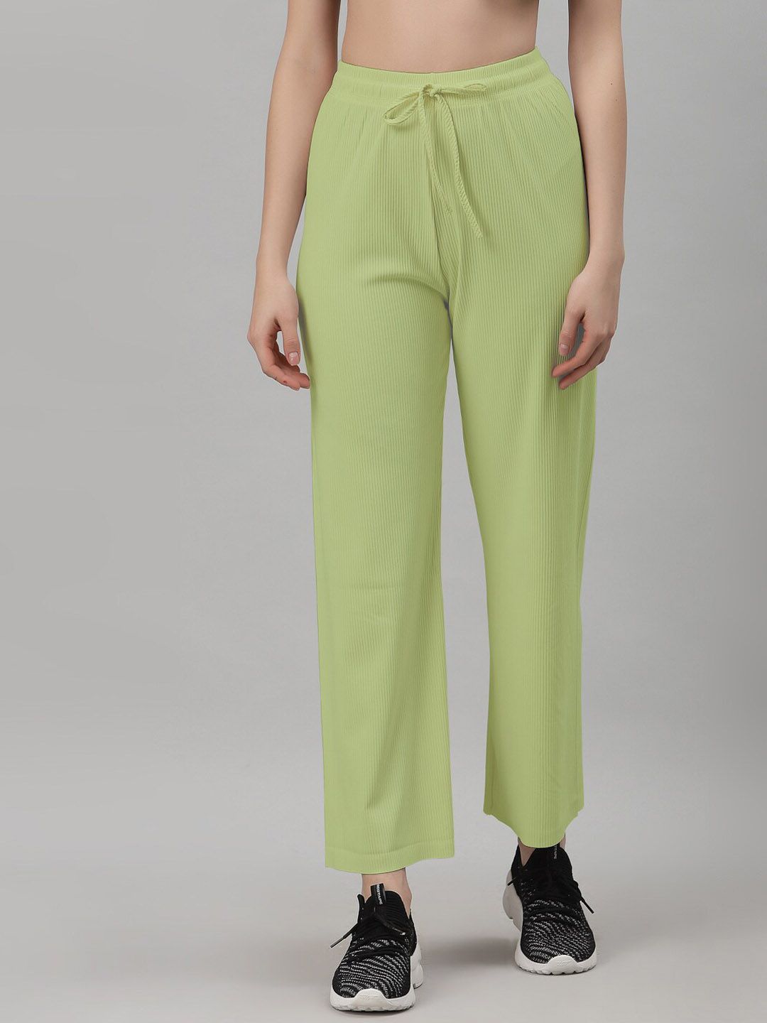 NEUDIS Women Straight-Fit Drawstring Sports Track Pants