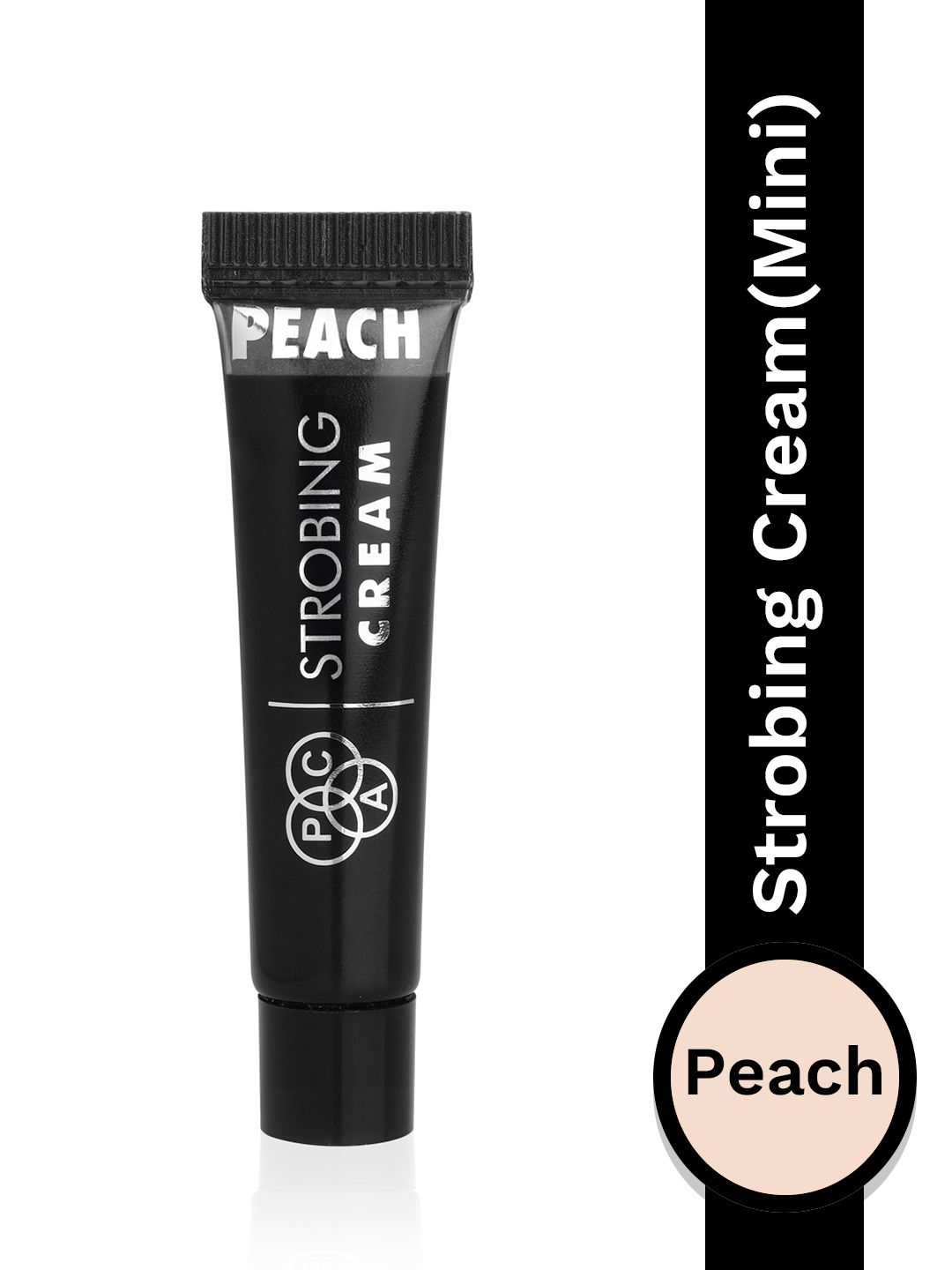 PAC Strobing Cream Mini with Fine Light Reflective Particles for Dewy Glow -Peach - 5ml