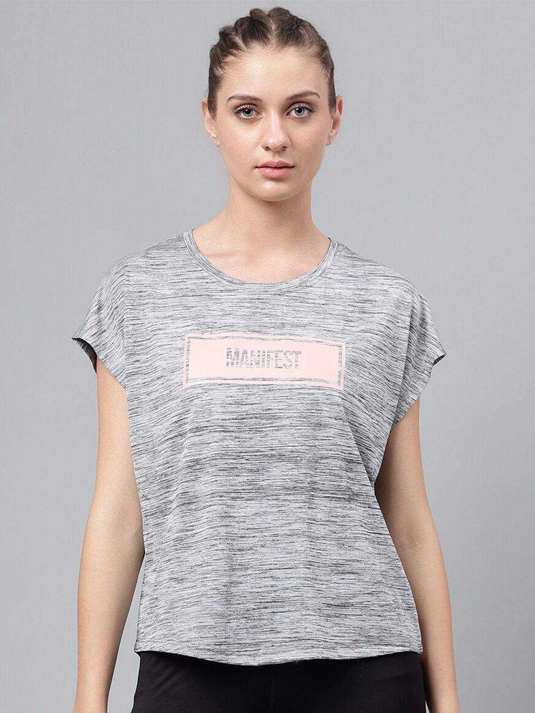 MKH Typography Printed Dri-FIT Relaxed Fit T-shirt
