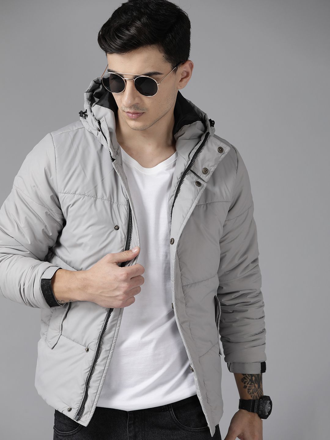 The Roadster Lifestyle Co. Hooded Padded Jacket