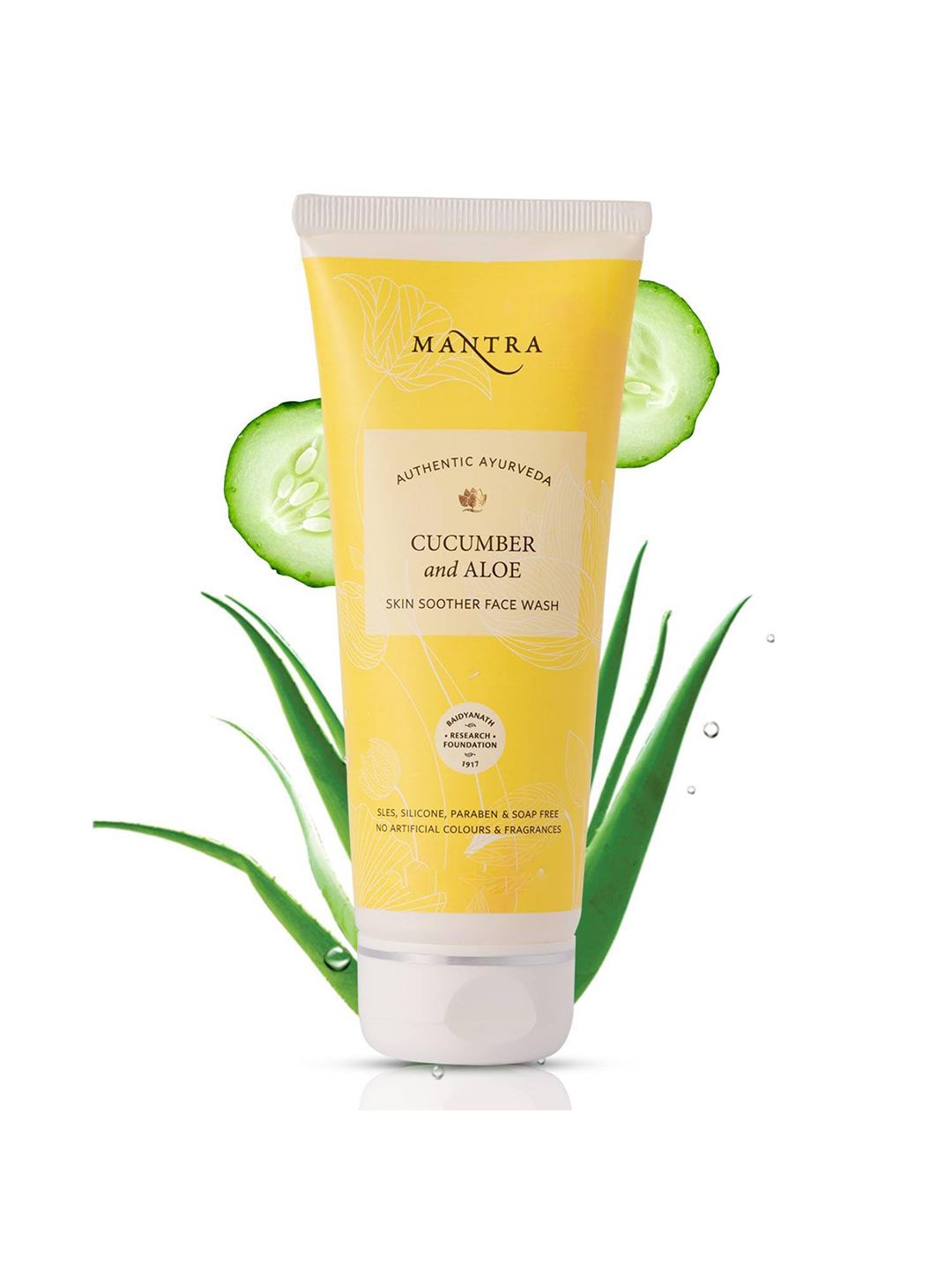 Mantra Herbal Cucumber & Aloe Skin Soother Face Wash - 50 ml