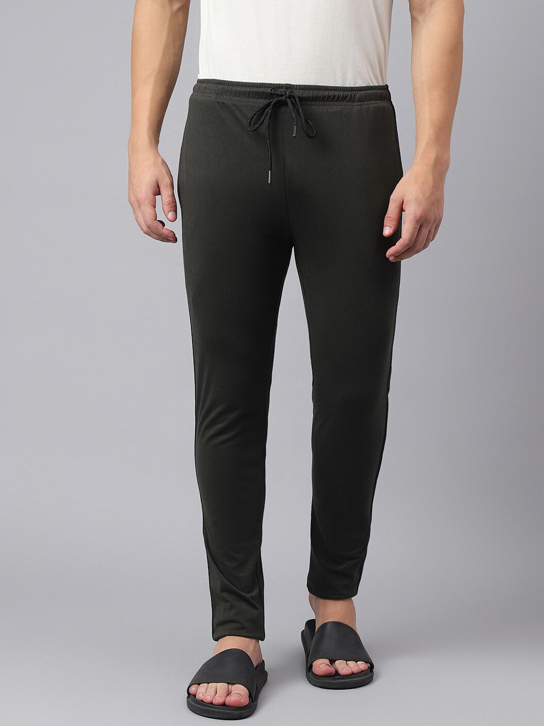 Richlook Men Mid-Rise Track Pants