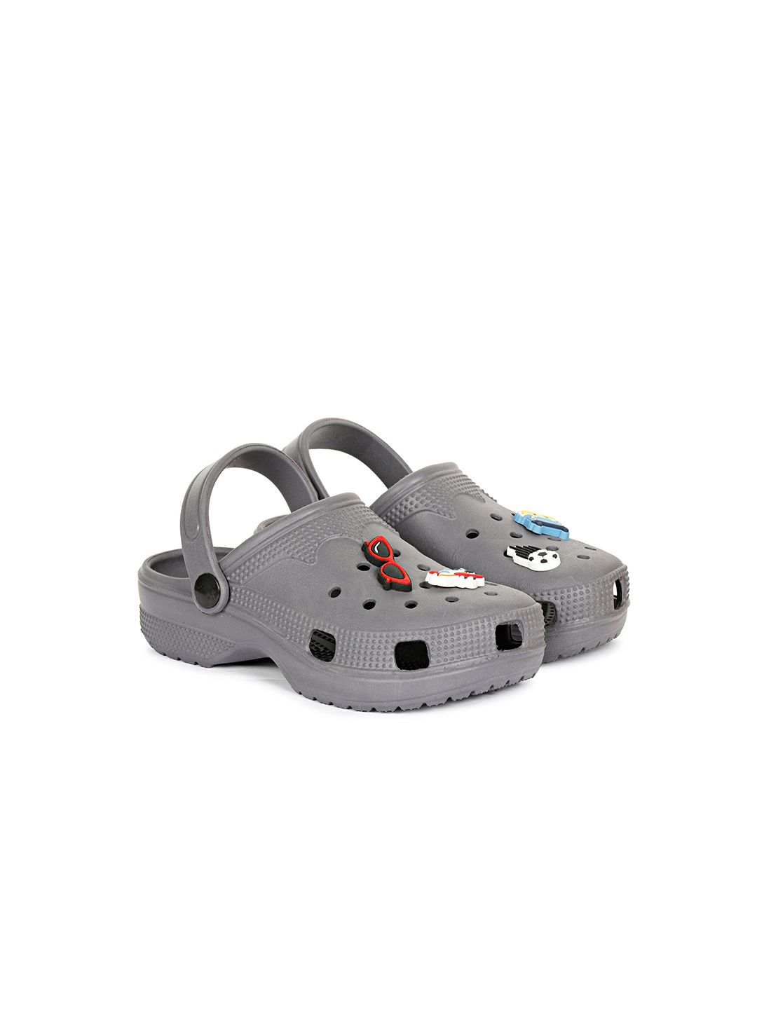 MOZAFIA Boys Sunglasses & Aeroplan Applique Rubber Clogs