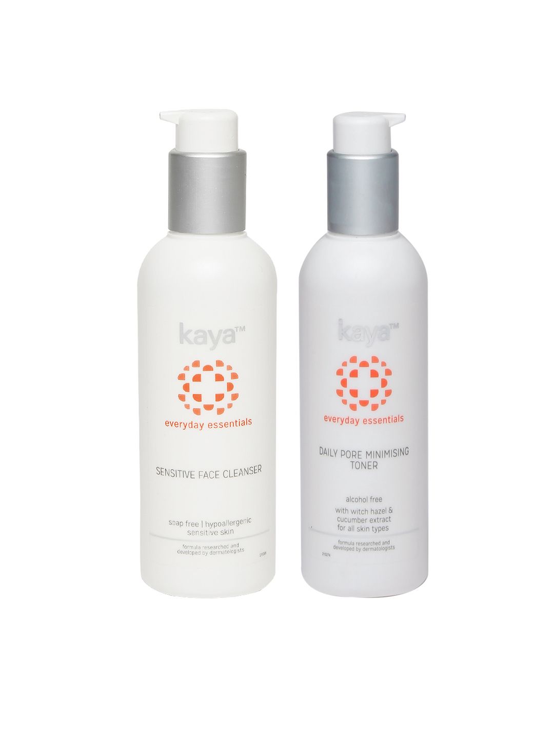 Kaya Set of Pore Minimising Toner & Sensitive Face Cleanser