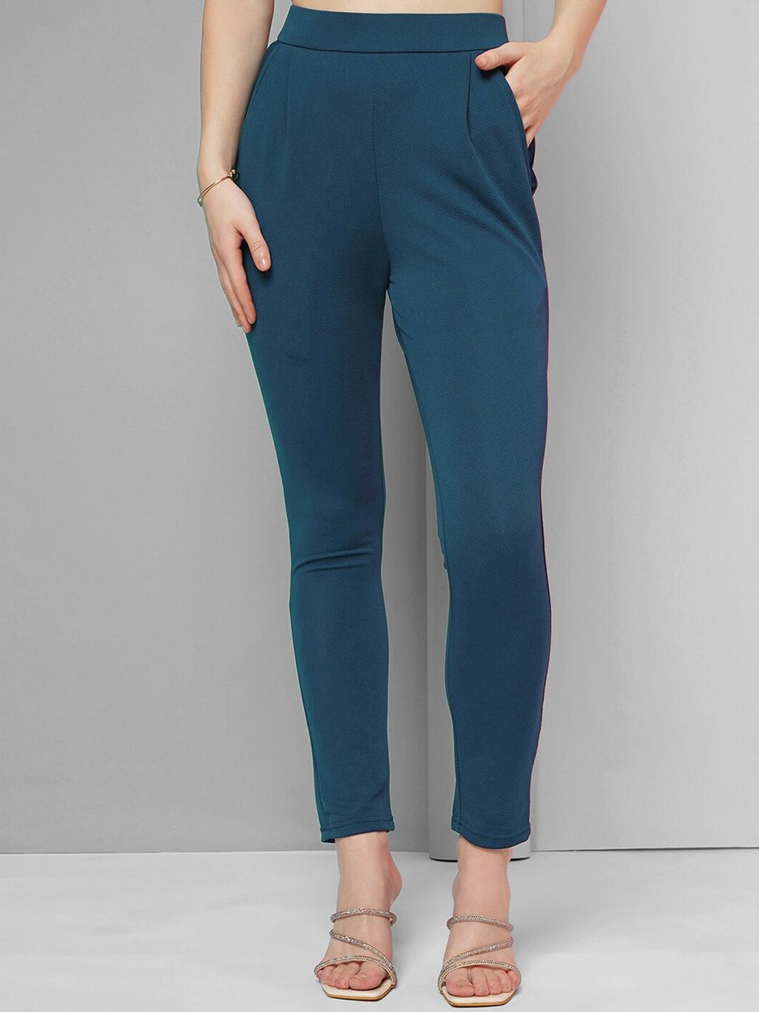 Selvia Women Easy Wash Pleated Trousers