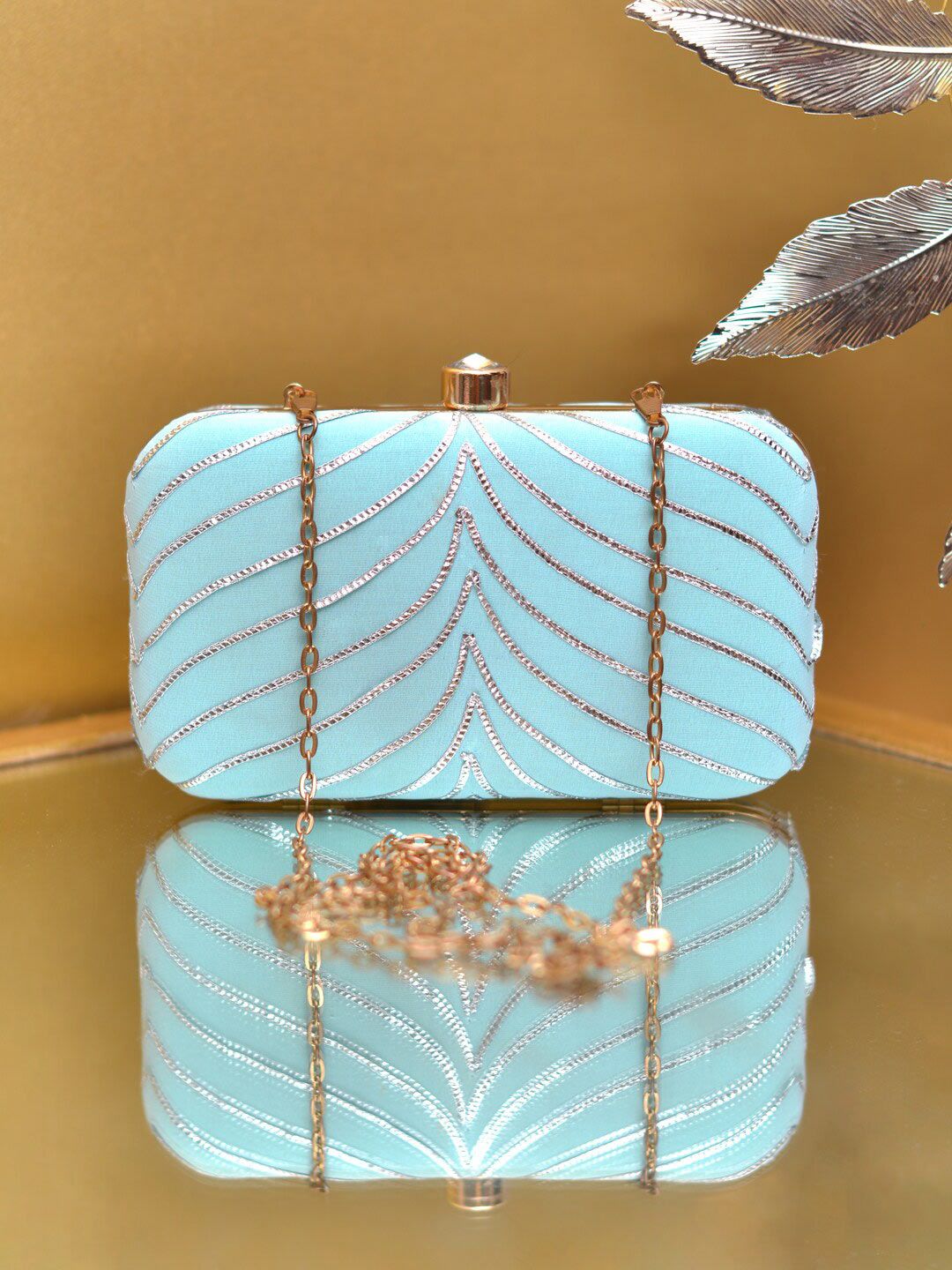 ARTKLIM Embellished Party Box Clutch