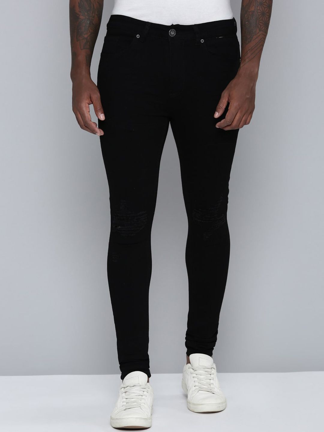WAIMEA Men Skinny Fit Mid-Rise Stretchable Jeans