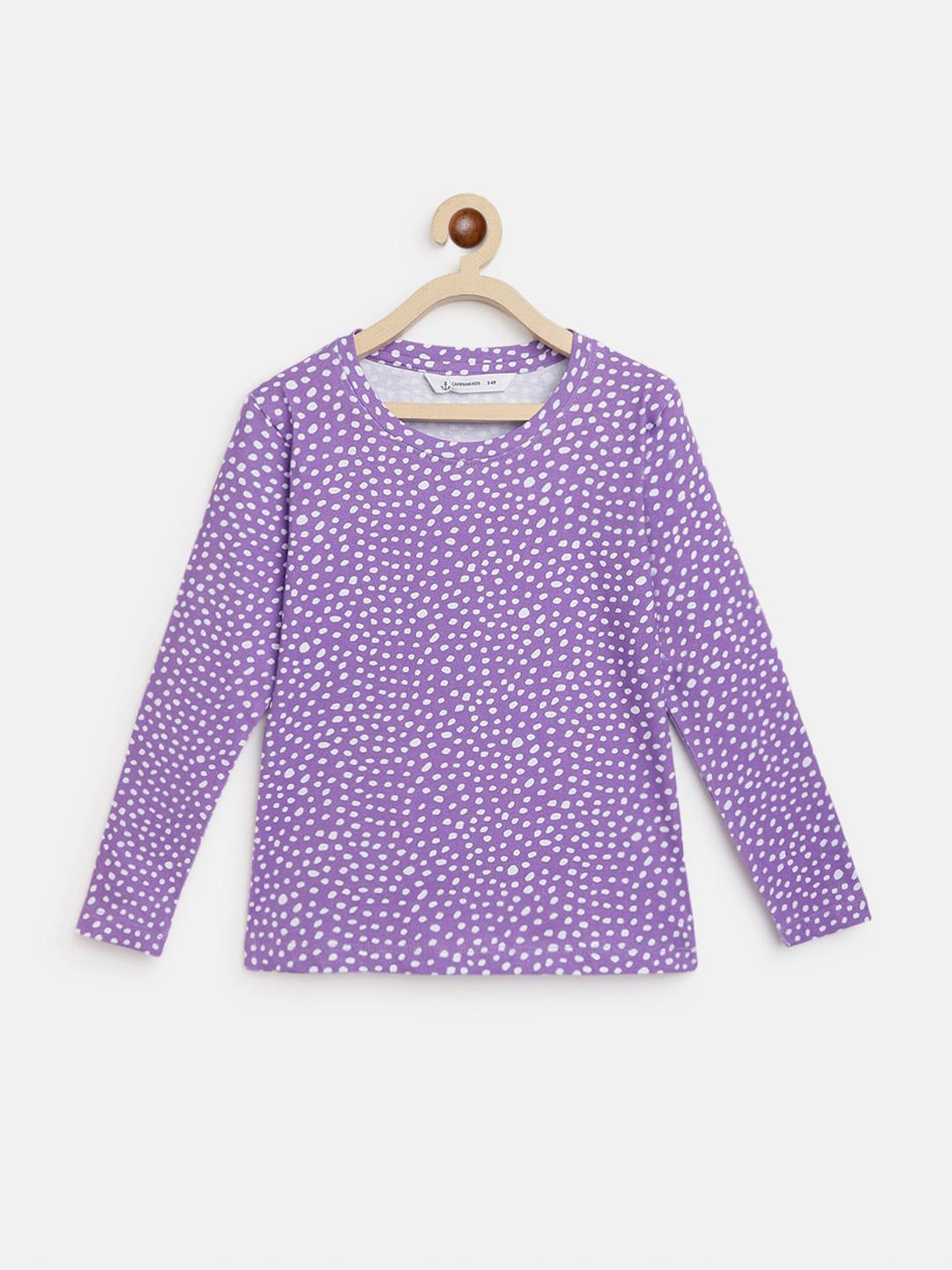 Campana Girls Abstract Printed Cotton T-shirt