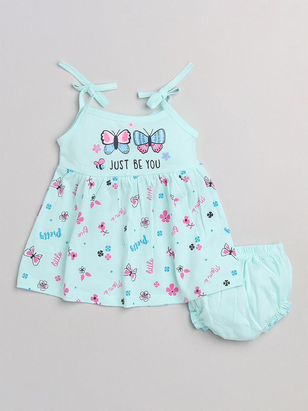 Buy Mars Infiniti Infant Girls Printed Pure Cotton Top With Shorts -  - Apparel for Girls