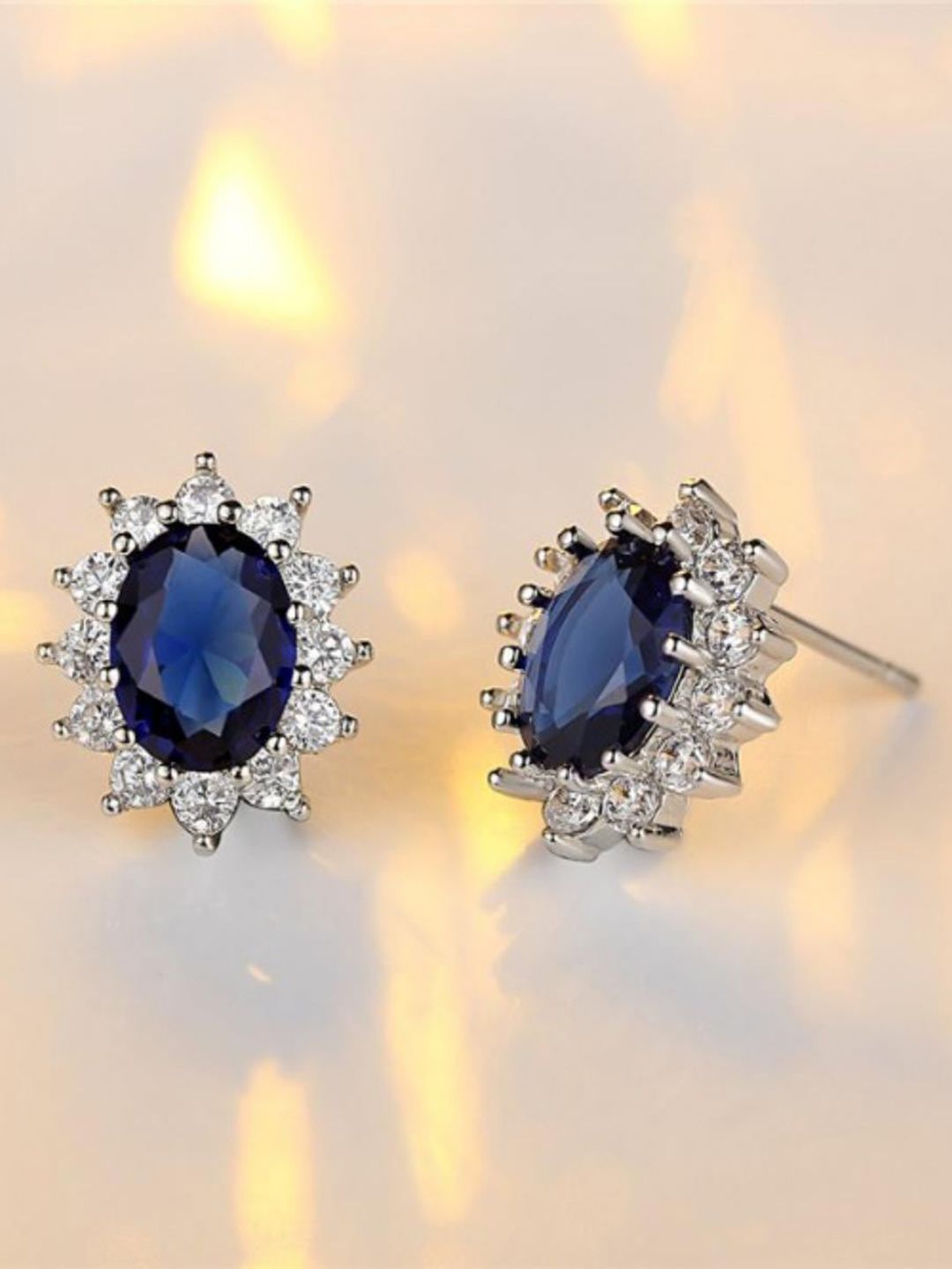 MYKI Silver Plated Studs Earrings