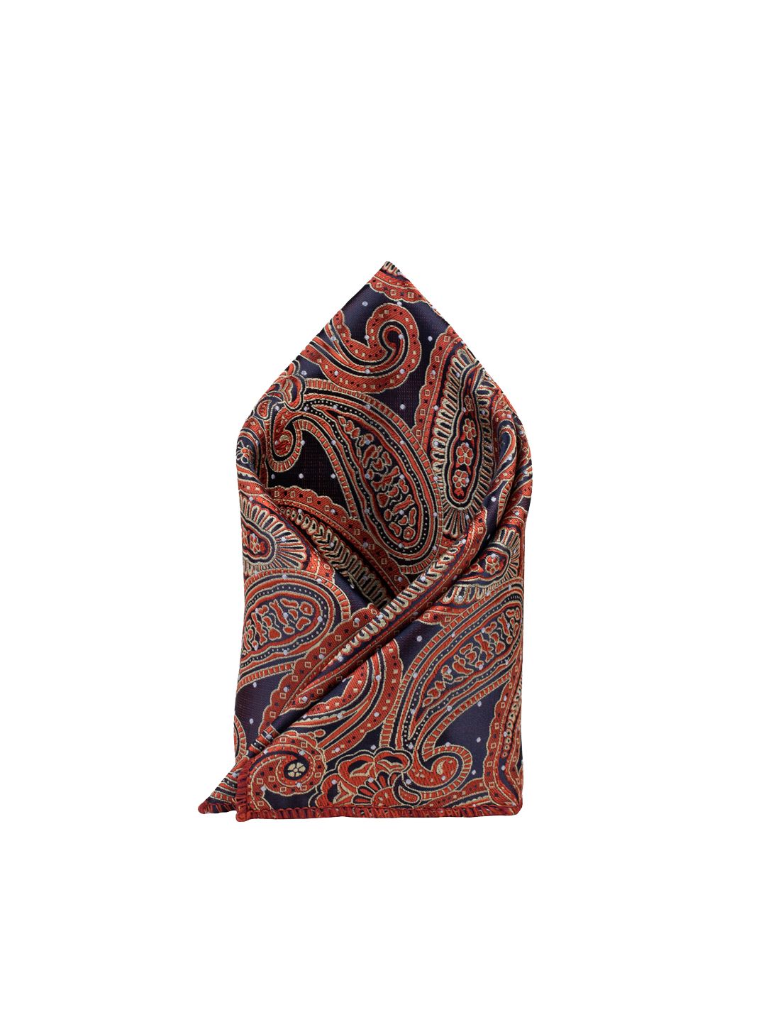 The Tie Hub Men Paisley Printed Pocket Square
