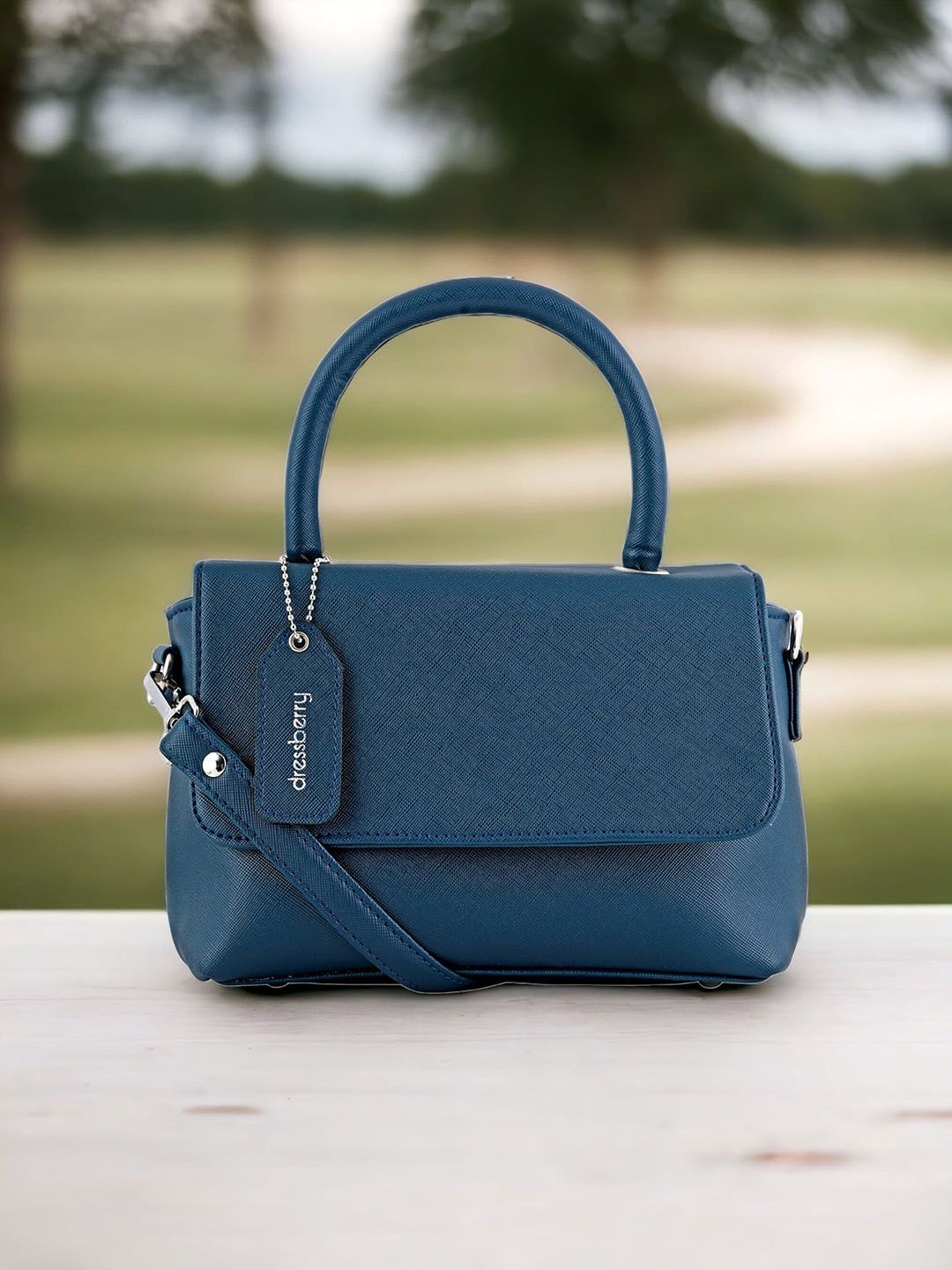 Buy DressBerry Textured Structured Satchel Bag -  - Accessories for Women