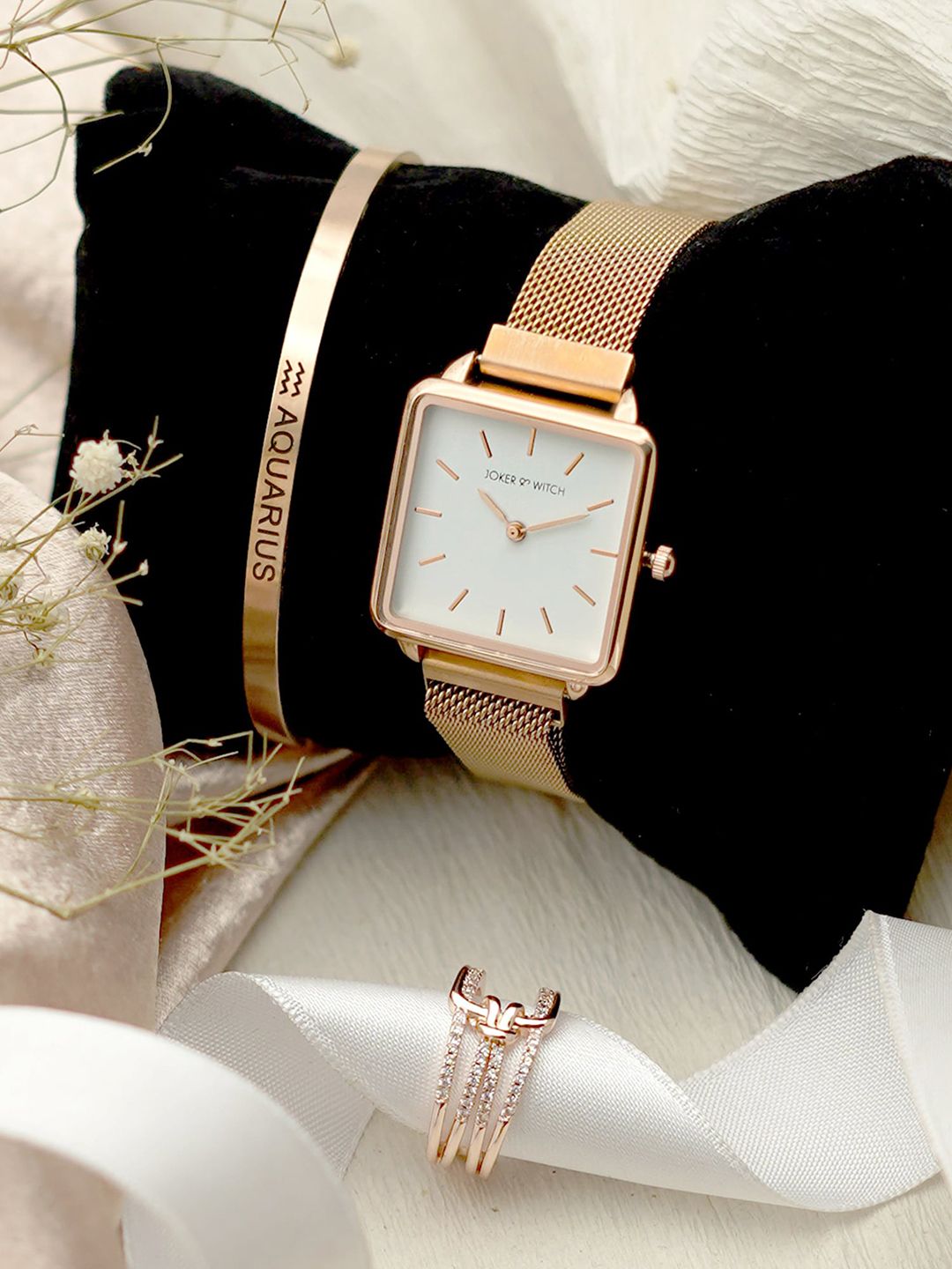 Buy JOKER & WITCH Pixie Dust Aquarius Love Triangle Women Watch Gift Set JWLT109 -  - Accessories for Women